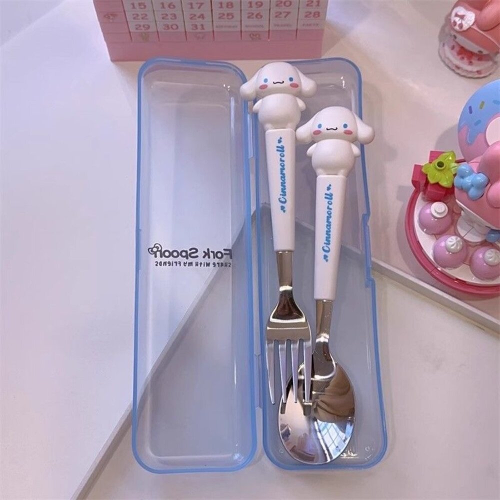 Cartoon characters Lovely stainless steel spoons and forks